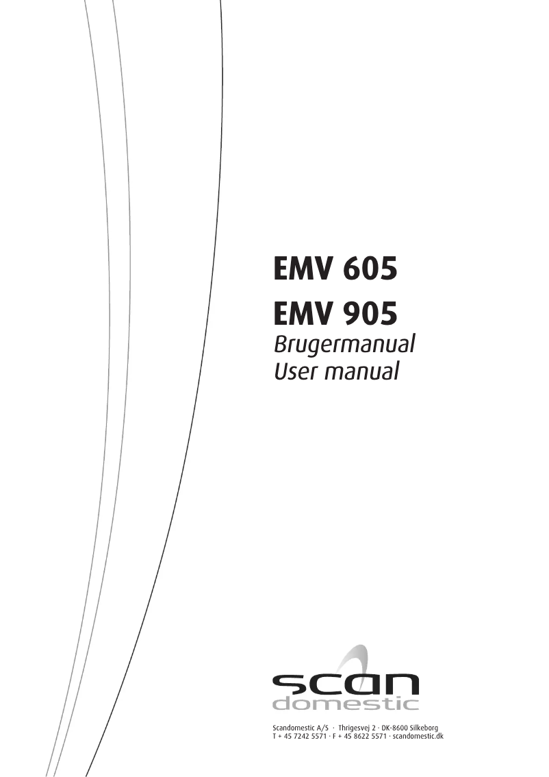 First page image of the manual for EMV 905