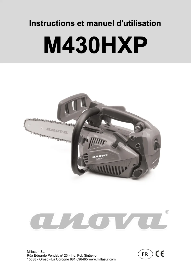First page image of the manual for M430HXP
