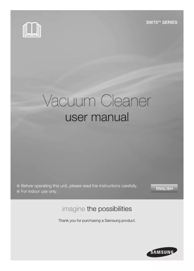 First page image of the manual for SW7555