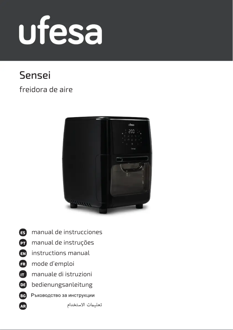 Page 1 of the manual User Manual Ufesa Sensei