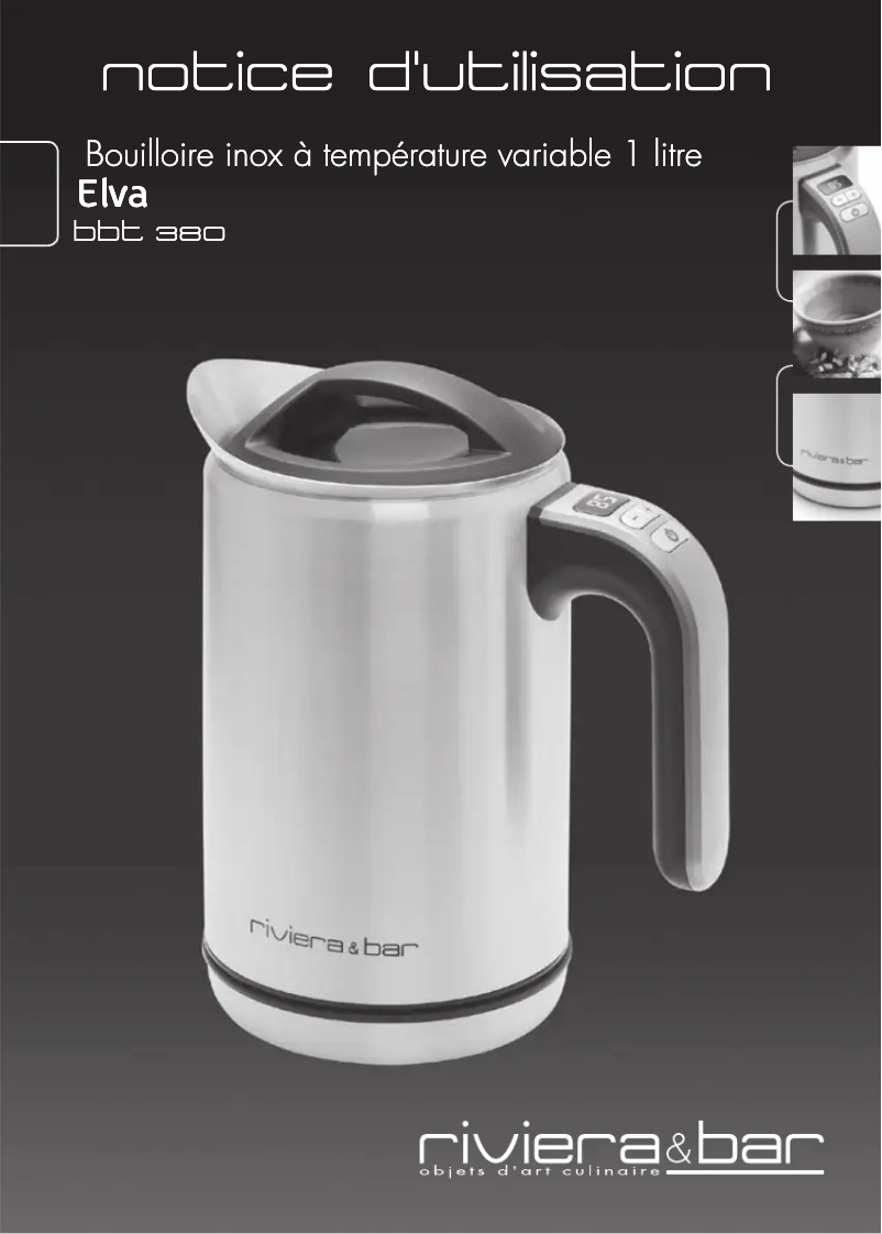 First page image of the manual for BBT380