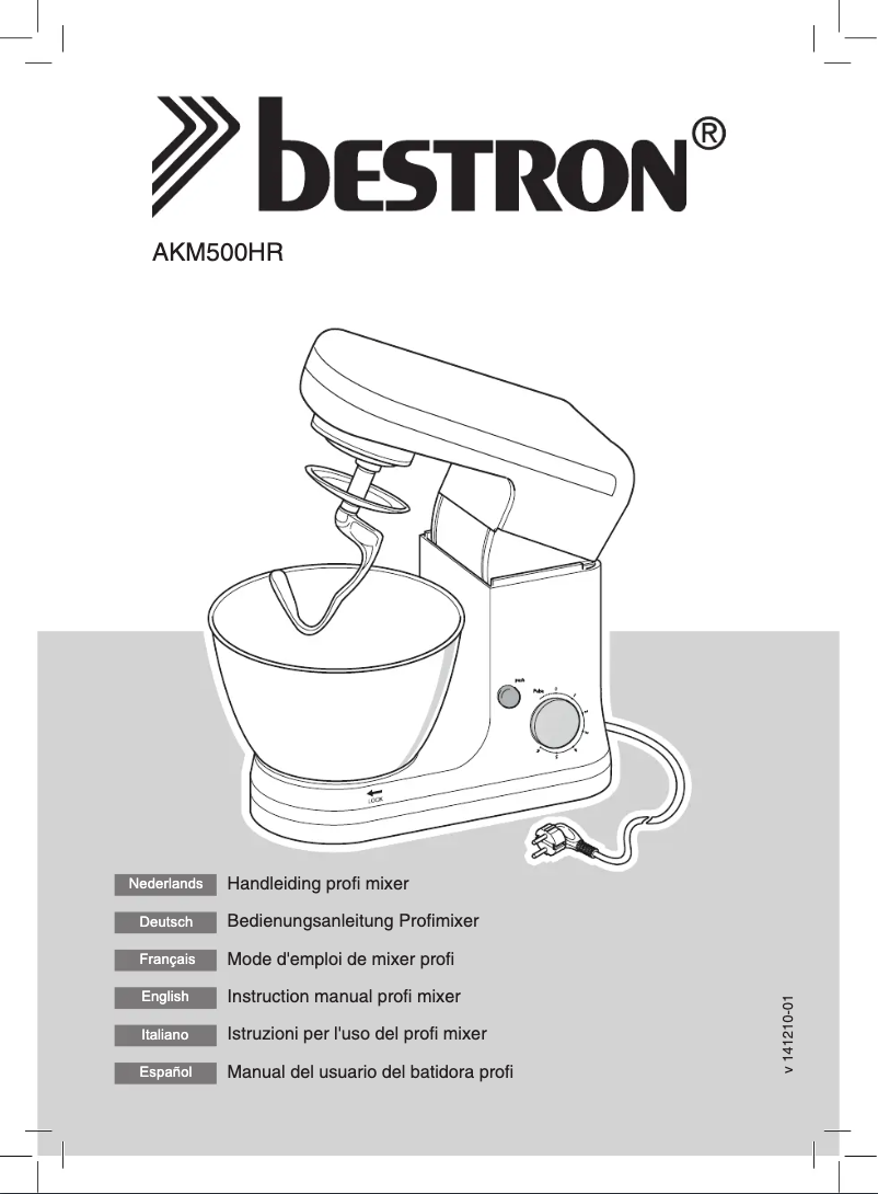 Page 1 of the manual User Manual Bestron AKM500HR