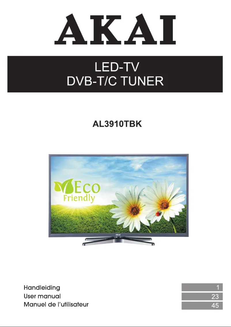 First page image of the manual for AL3910TBK