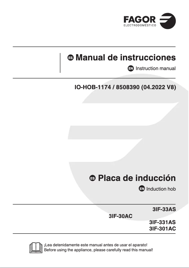 First page image of the manual for 3IF-331AS