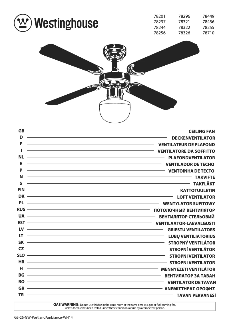 First page image of the manual for 78321