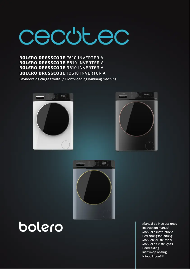 Page 1 de la notice Manuel utilisateur Cecotec Bolero DressCode 9610 Inverter A