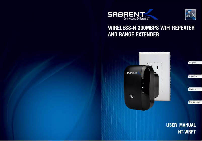 First page image of the manual for NT-WRPT