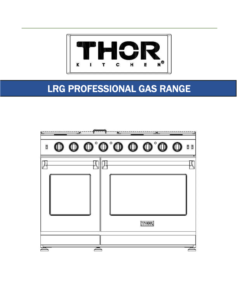 Page 1 of the manual User Manual Thor LRG4807ULP