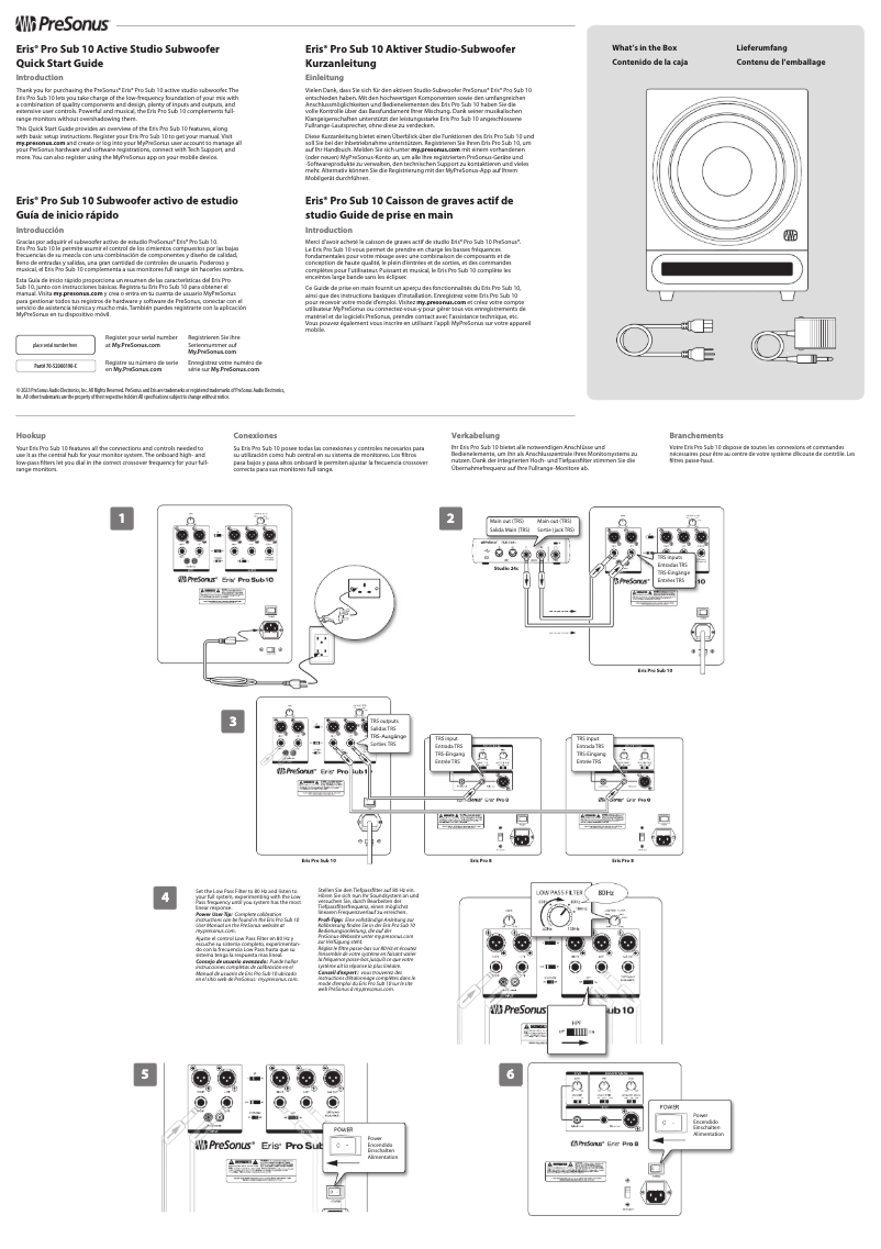 First page image of the manual for Eris Pro 10