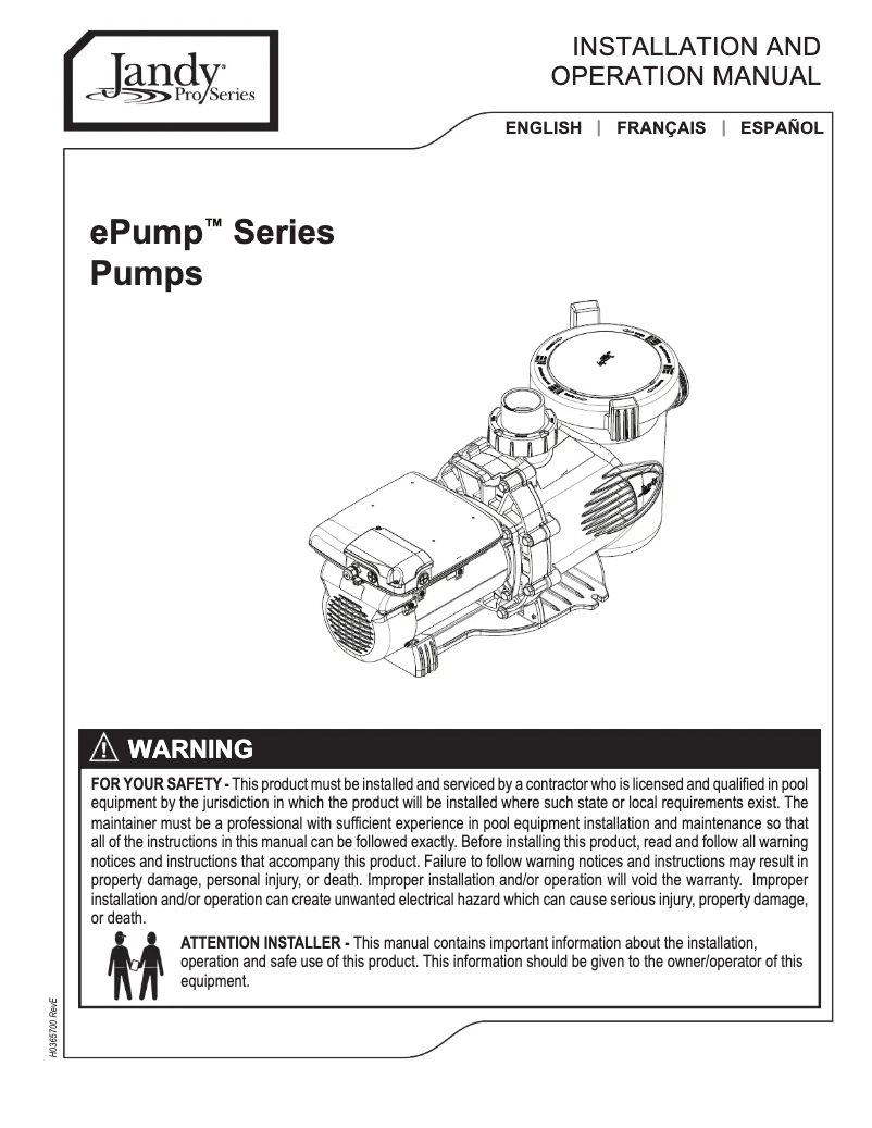 First page image of the manual for VSSHP220AUT
