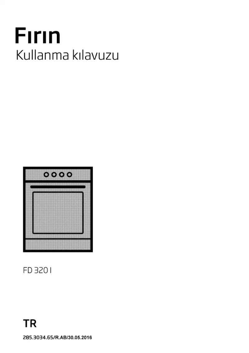 Page 1 of the manual User Manual Beko FD 320 I