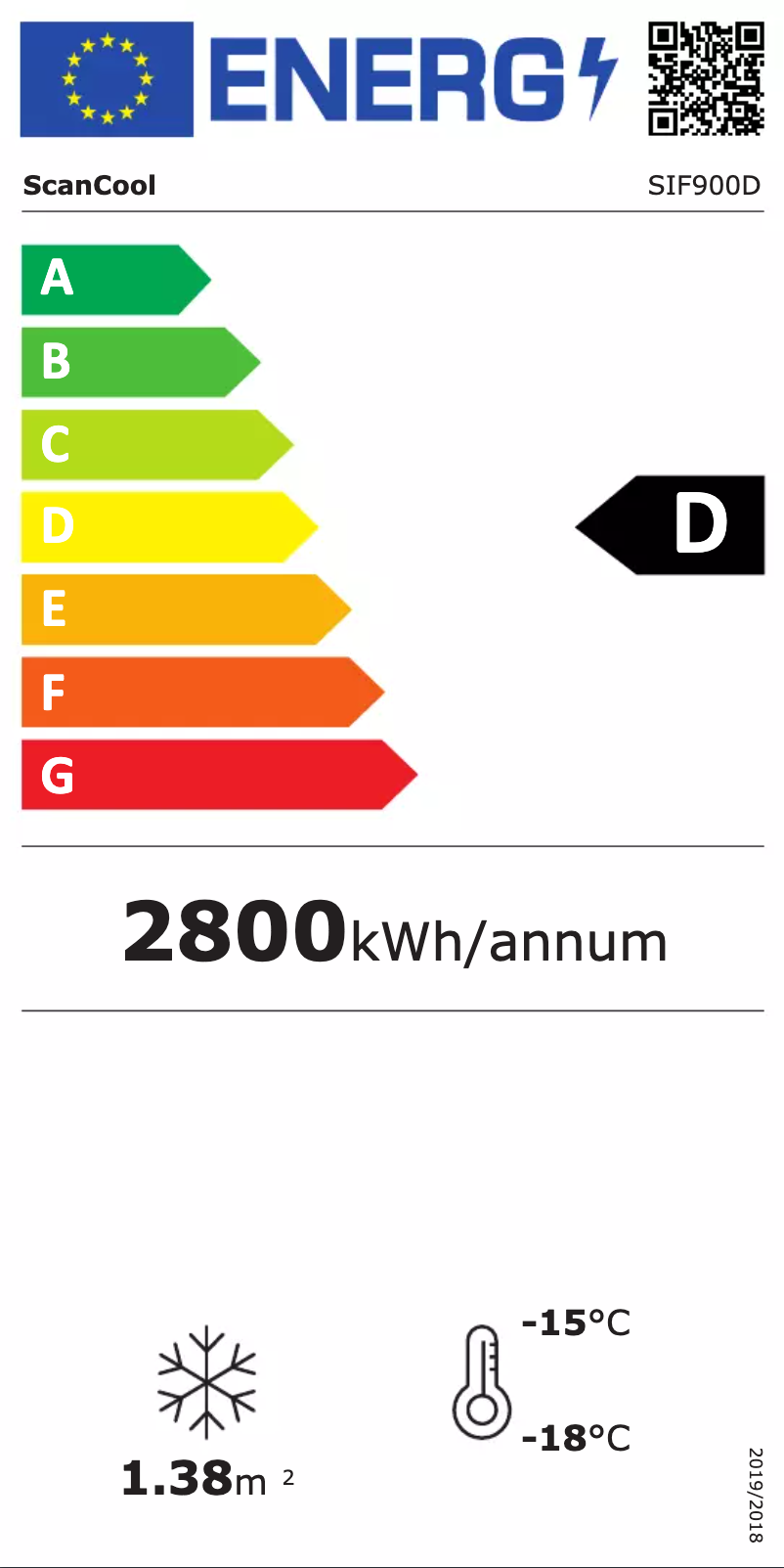 First page image of the manual for SIF900D