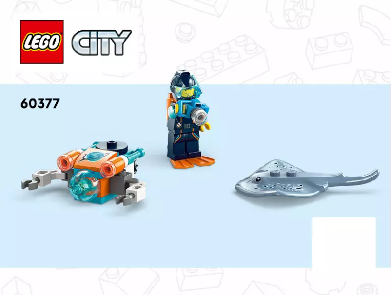 Page 1 of the manual User Manual Lego City 60377