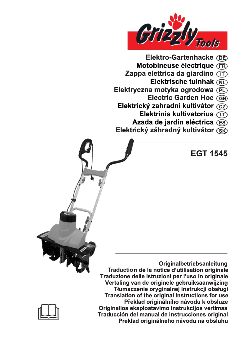 Page 1 of the manual User Manual Grizzly EGT 1545