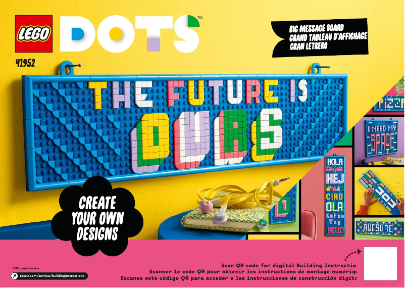 Page 1 of the manual User Manual Lego DOTS 41952