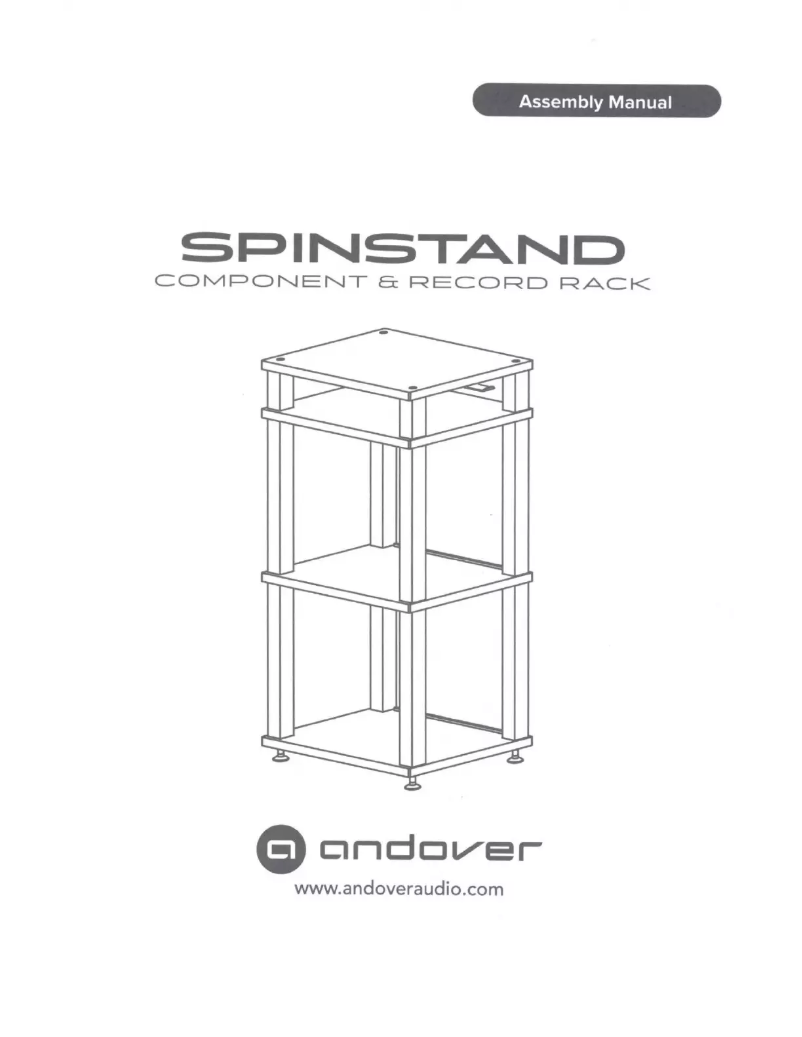 Page 1 of the manual User Manual Andover SpinStand