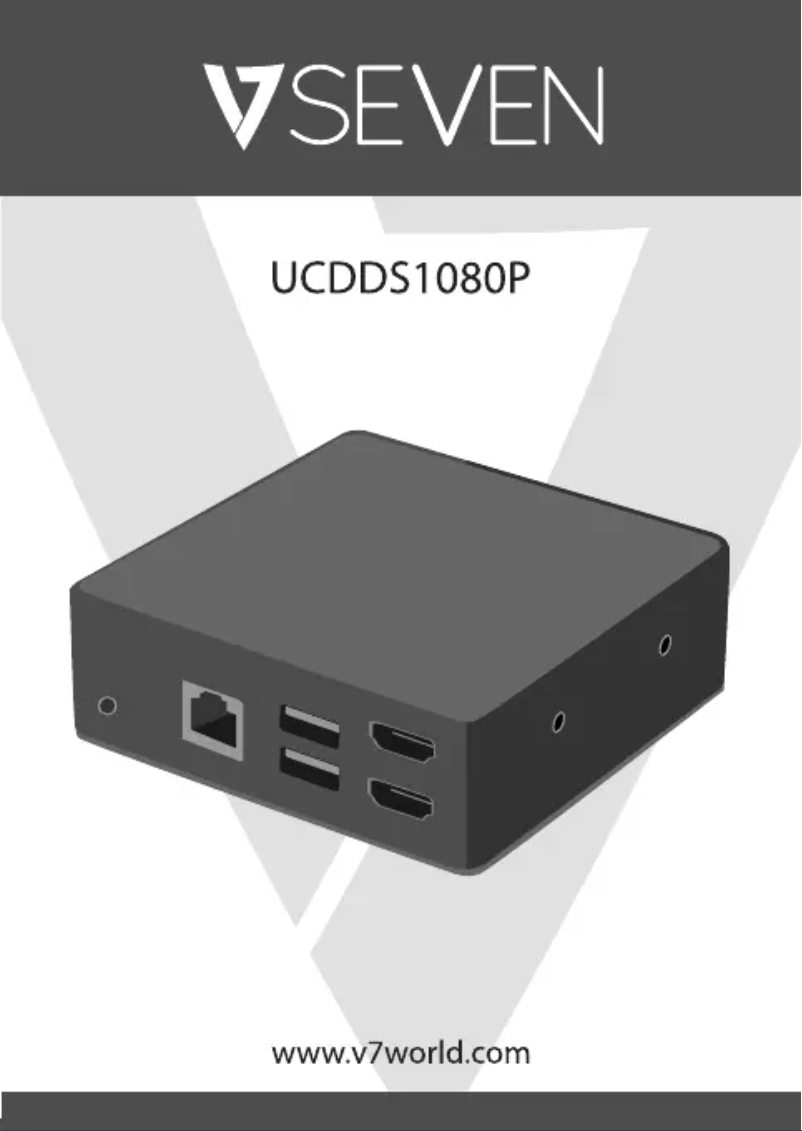 First page image of the manual for UCDDS1080P