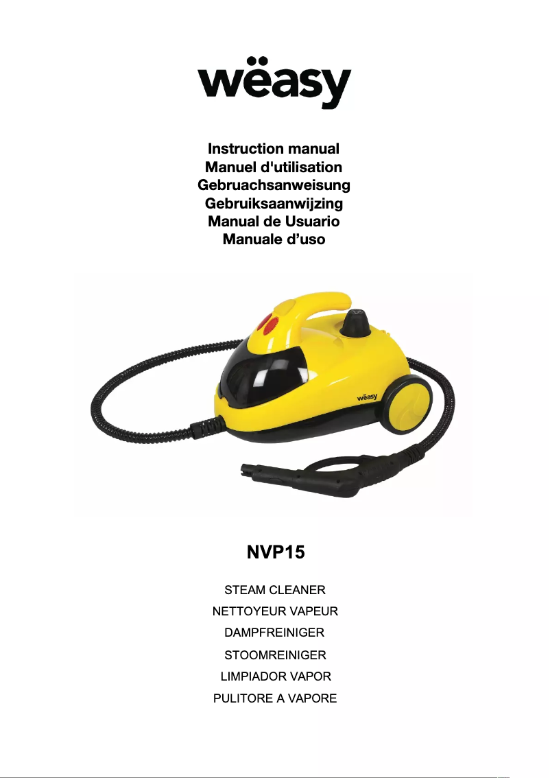 Page 1 of the manual User Manual Wëasy NVP15