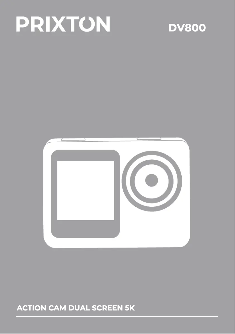 Page 1 of the manual User Manual Prixton DV800