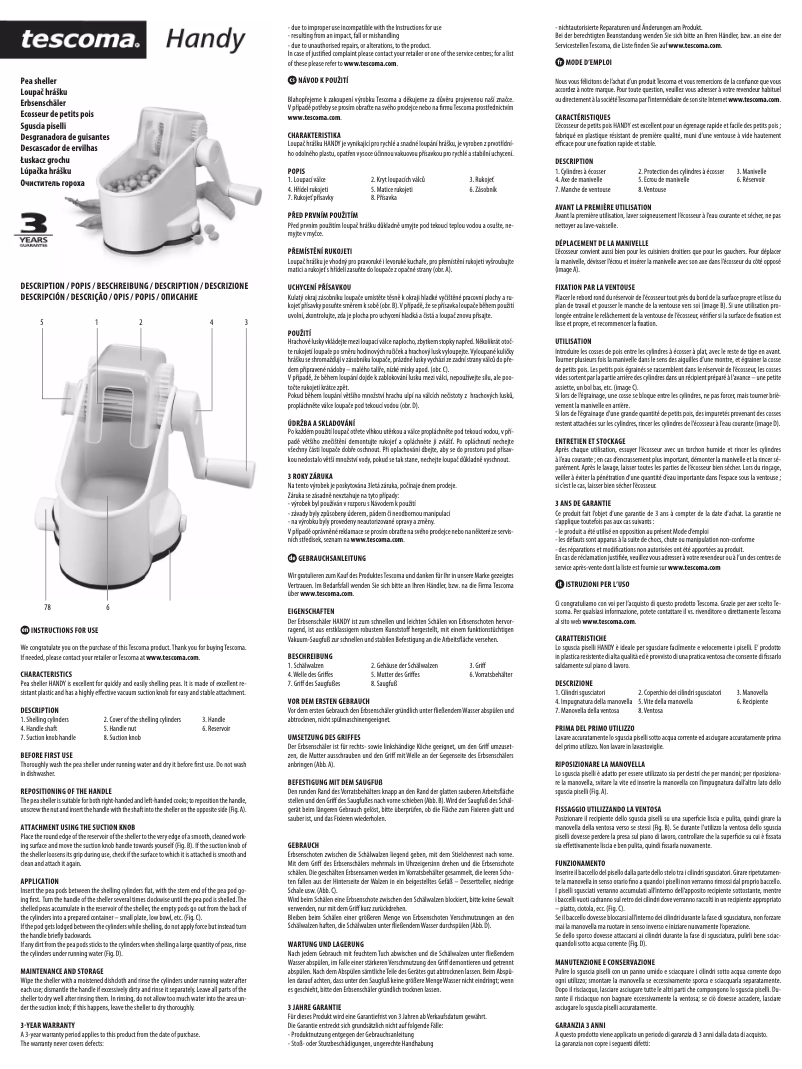 First page image of the manual for 643620