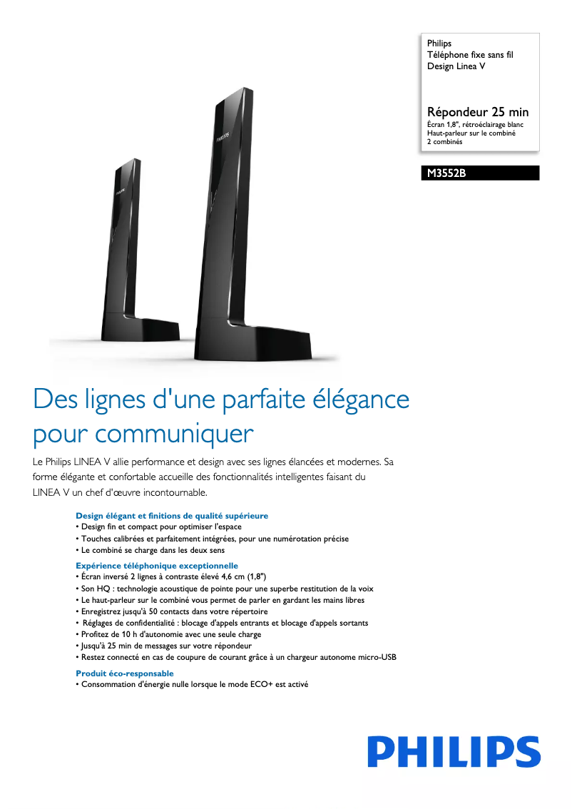 First page image of the manual for M3552B