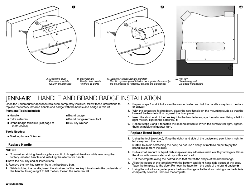 First page image of the manual for W10588599