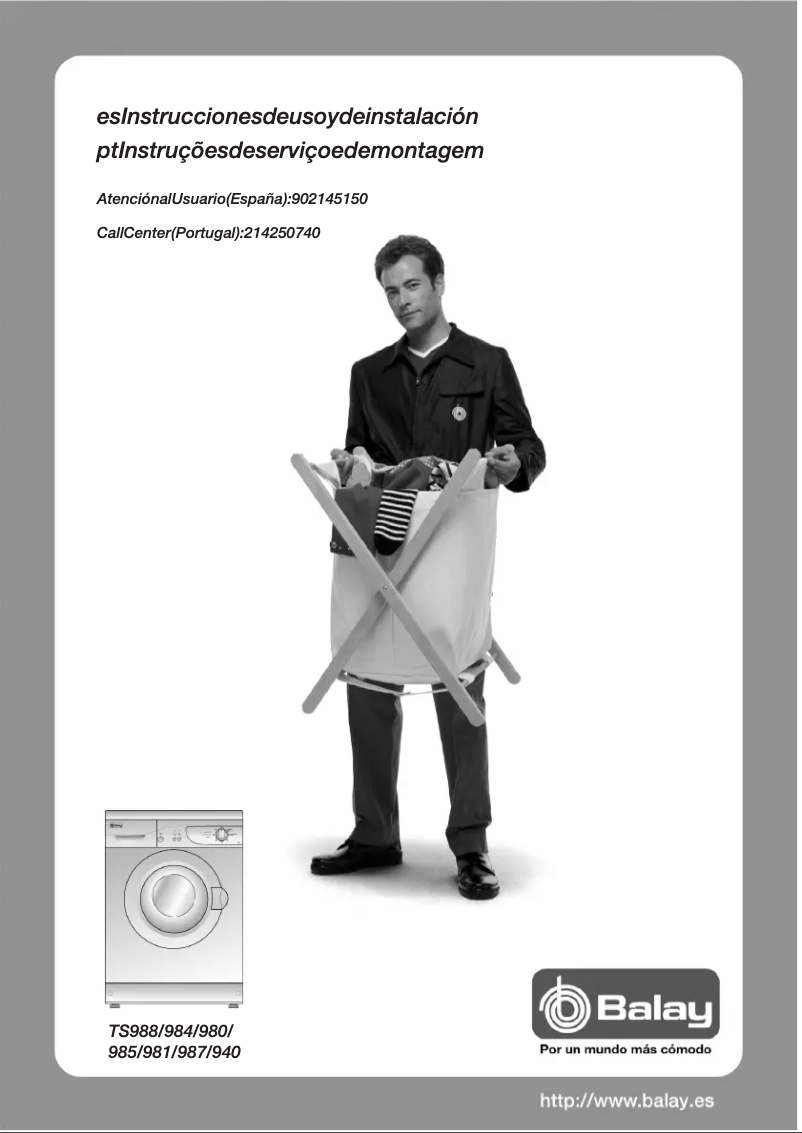 First page image of the manual for 3TS984Y