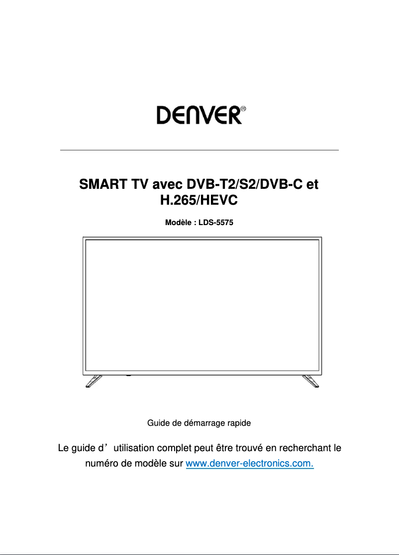 First page image of the manual for LDS-5575