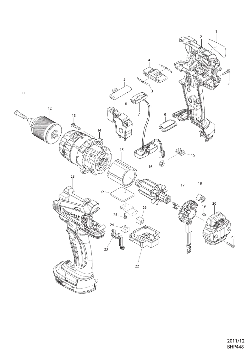 First page image of the manual for BHP448ZJ