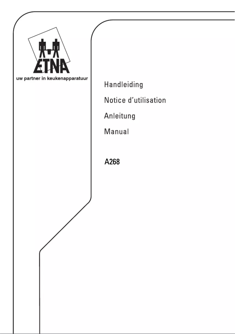 Page 1 of the manual User Manual Etna A268