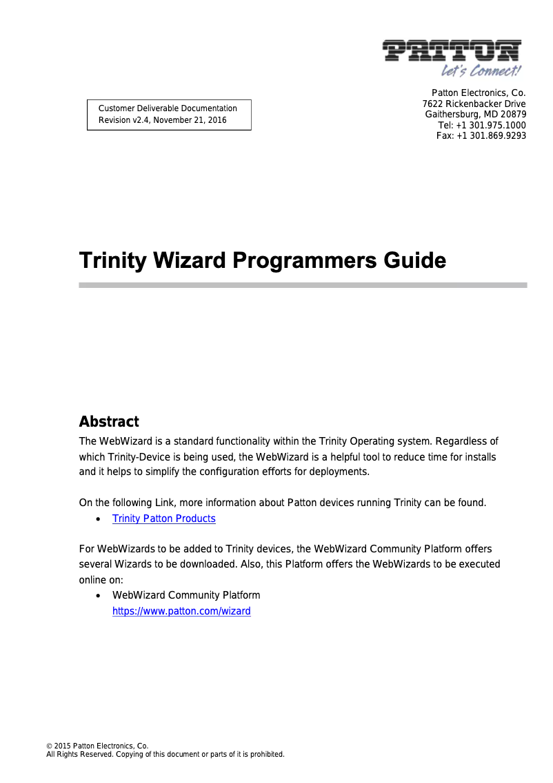 First page image of the manual for SmartNode 5490 eSBC IAD