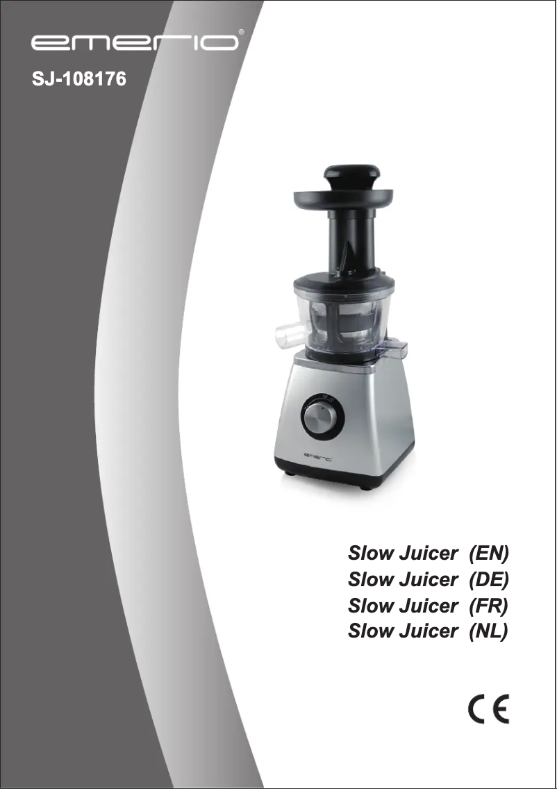 Page 1 of the manual User Manual Emerio SJ-108176