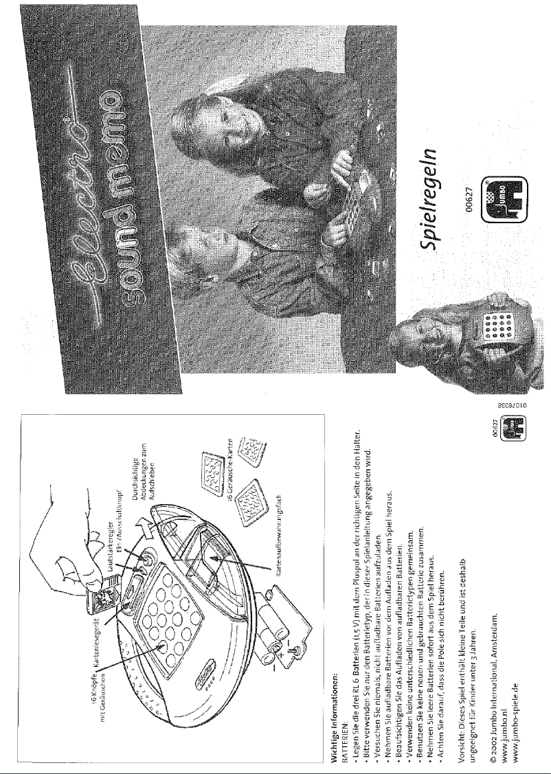 Page 1 of the manual User Manual Jumbo Electro Sound D