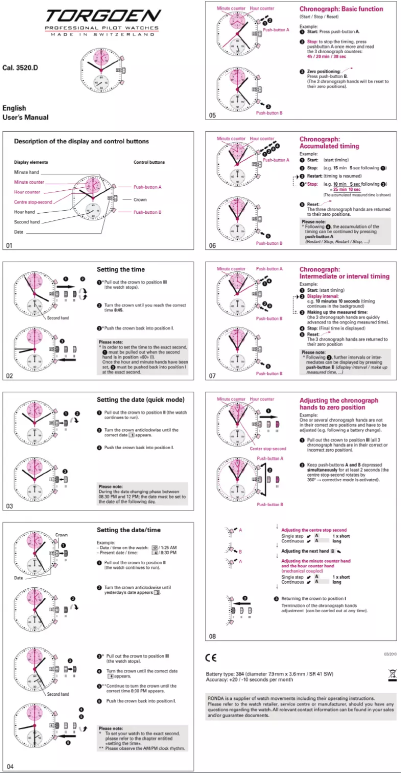 Page 1 of the manual User Manual Torgoen T33CR45M