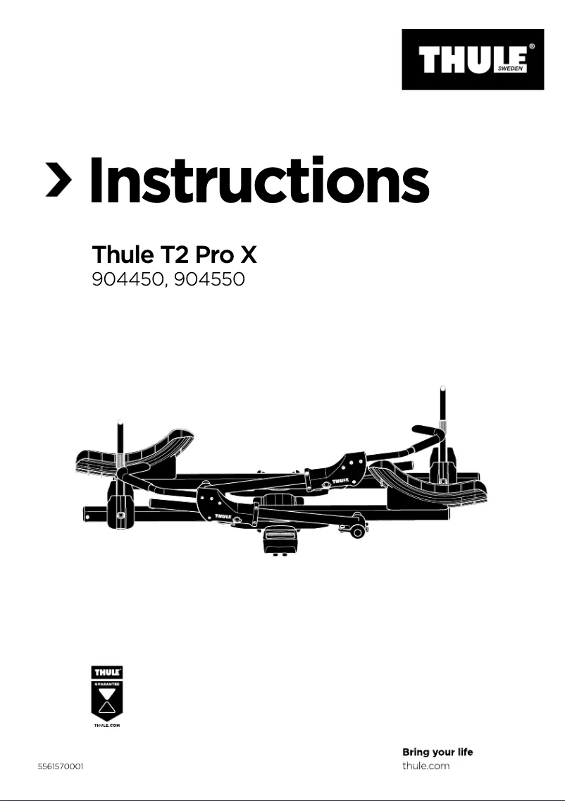 First page image of the manual for T2 Pro X 904650