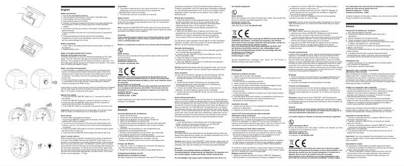 First page image of the manual for BC07-DCF