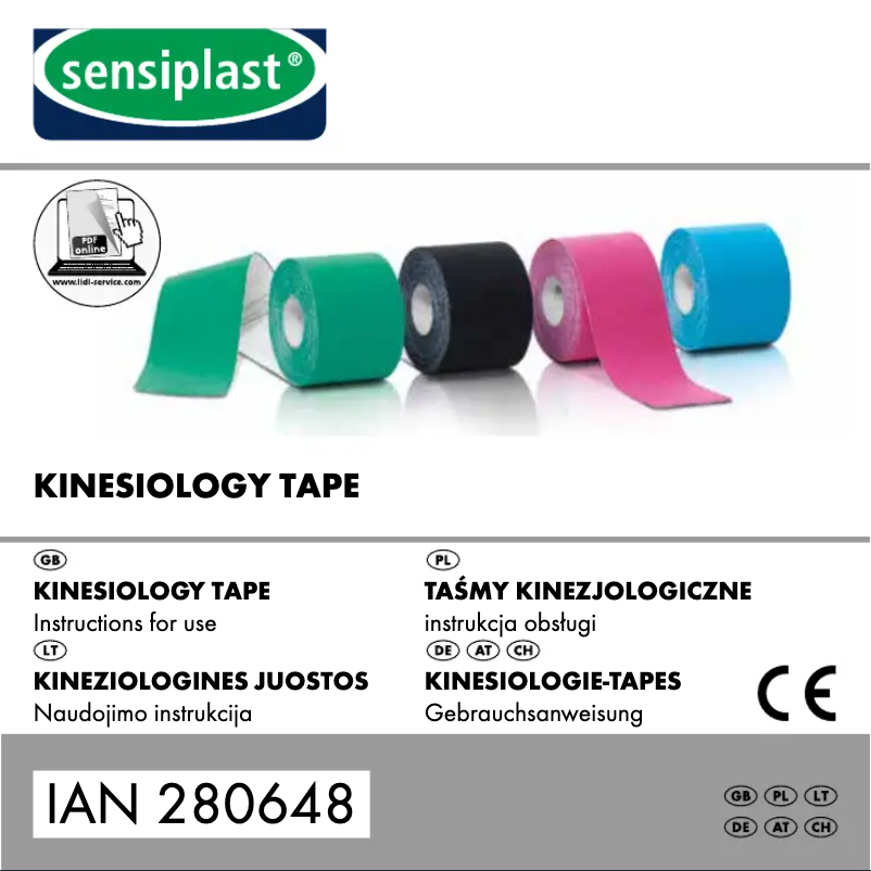 First page image of the manual for IAN 280648