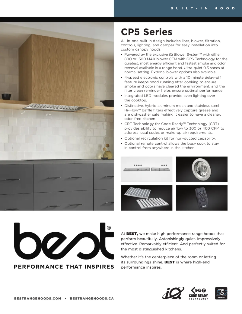 First page image of the manual for CP57E362SB