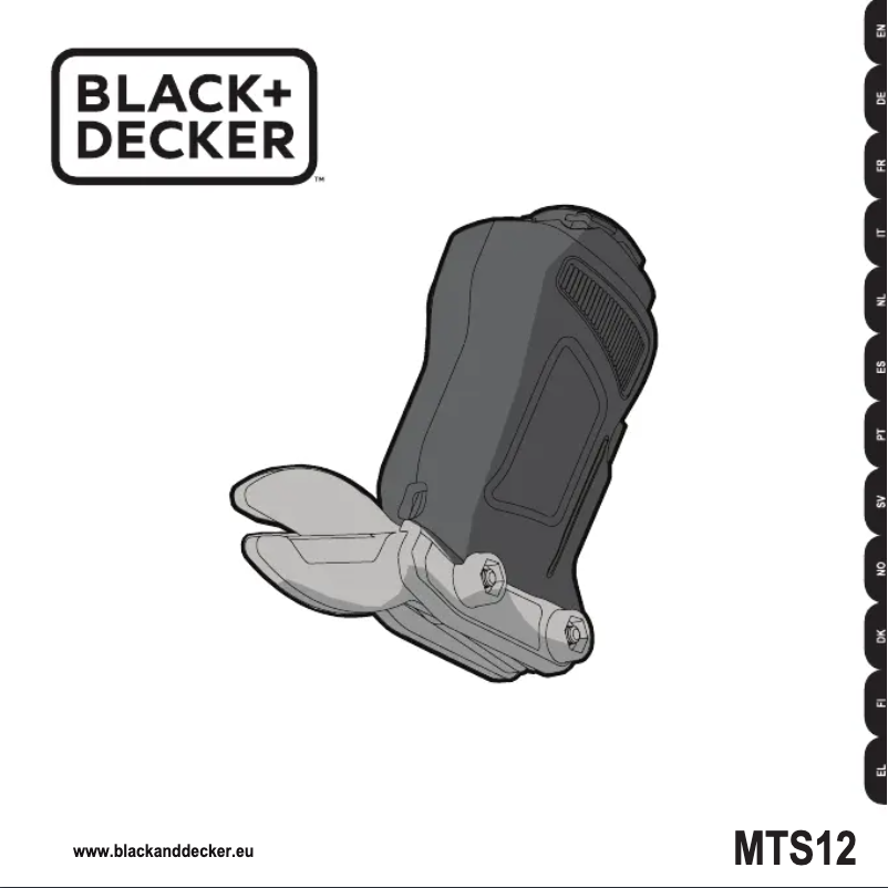 Page 1 of the manual User Manual Black & Decker MTS12