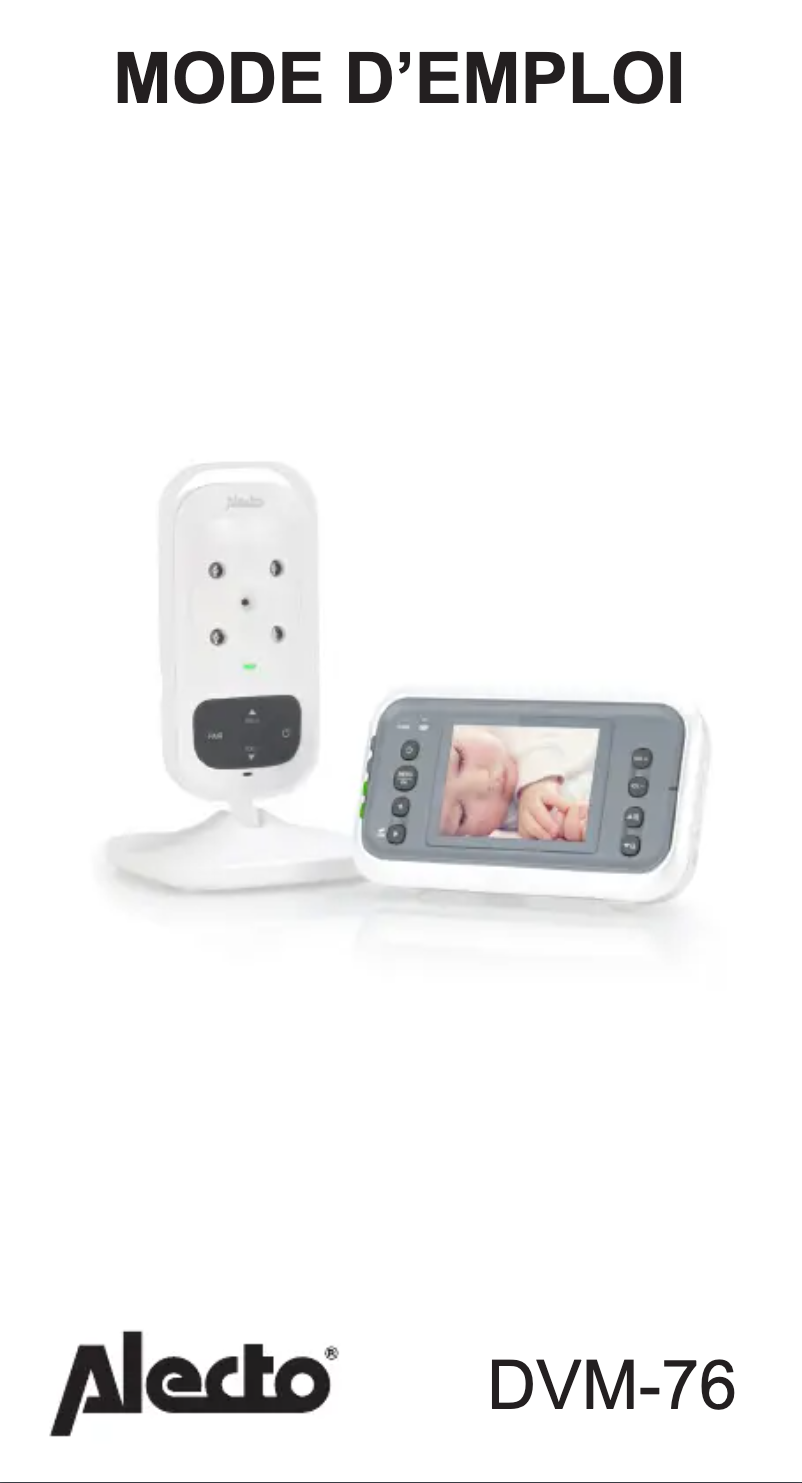 First page image of the manual for DVM-76