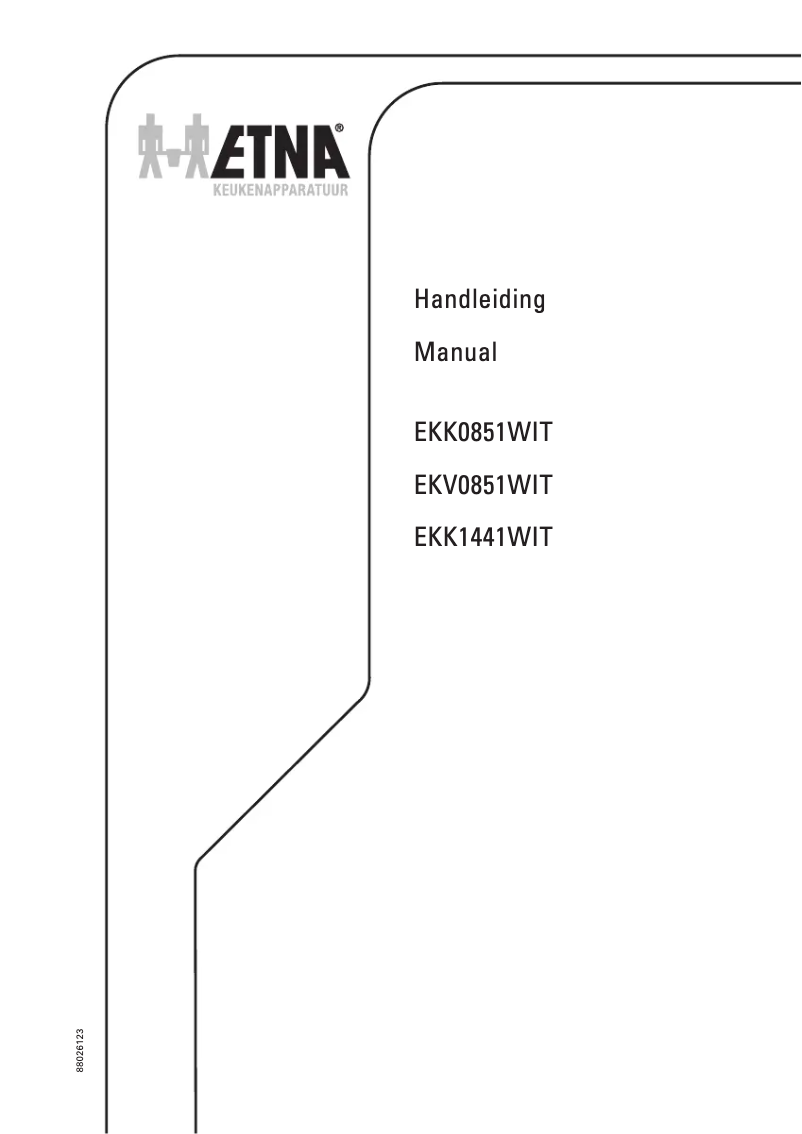 First page image of the manual for EKK1441WIT