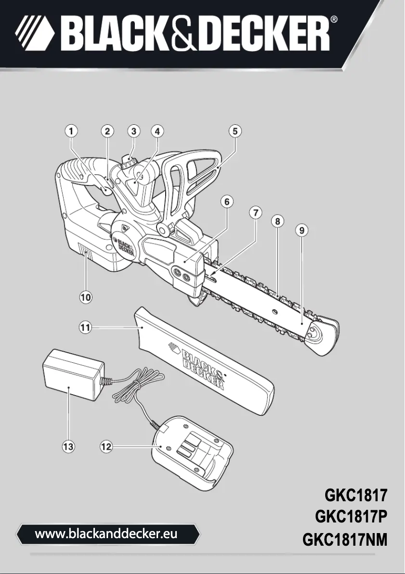 First page image of the manual for GKC1817P