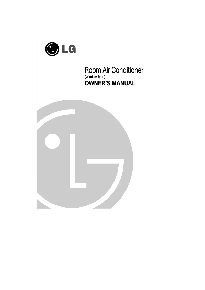 First page image of the manual for LW-C1261QCH