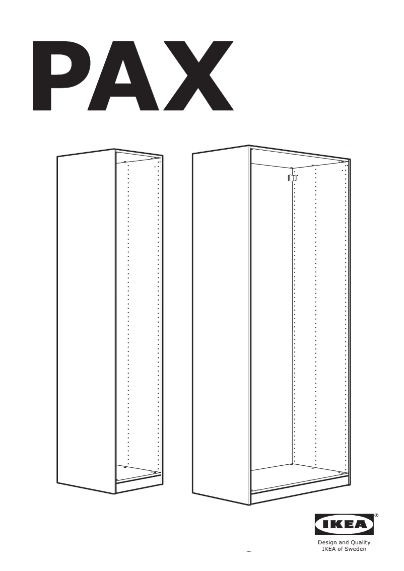 Page 1 of the manual Instructions / Assembly Ikea FARDAL