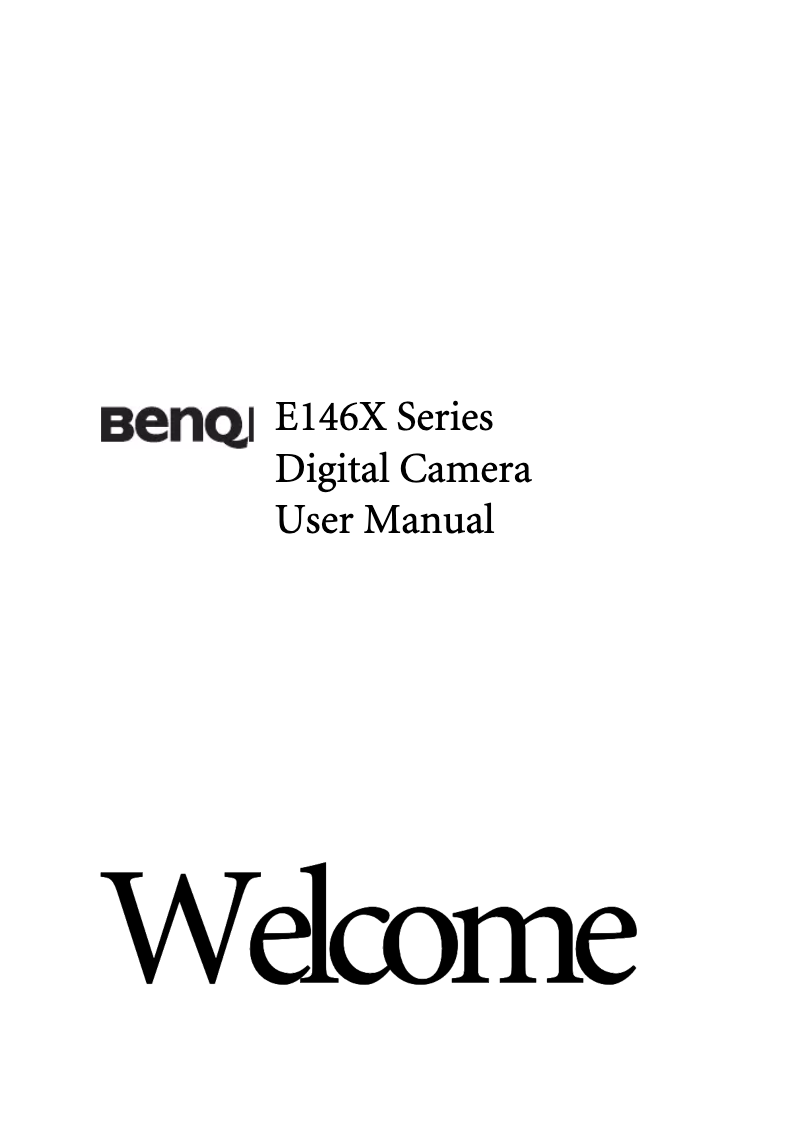 Page 1 de la notice Manuel utilisateur BenQ DC E1465