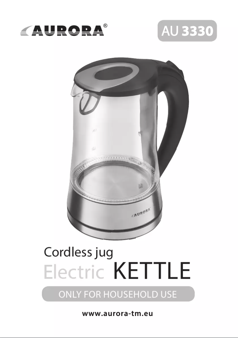 First page image of the manual for AU 3330