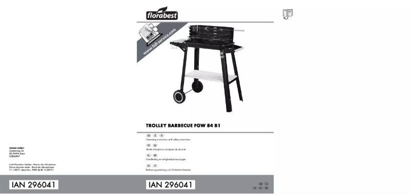 First page image of the manual for FGW 84 B1