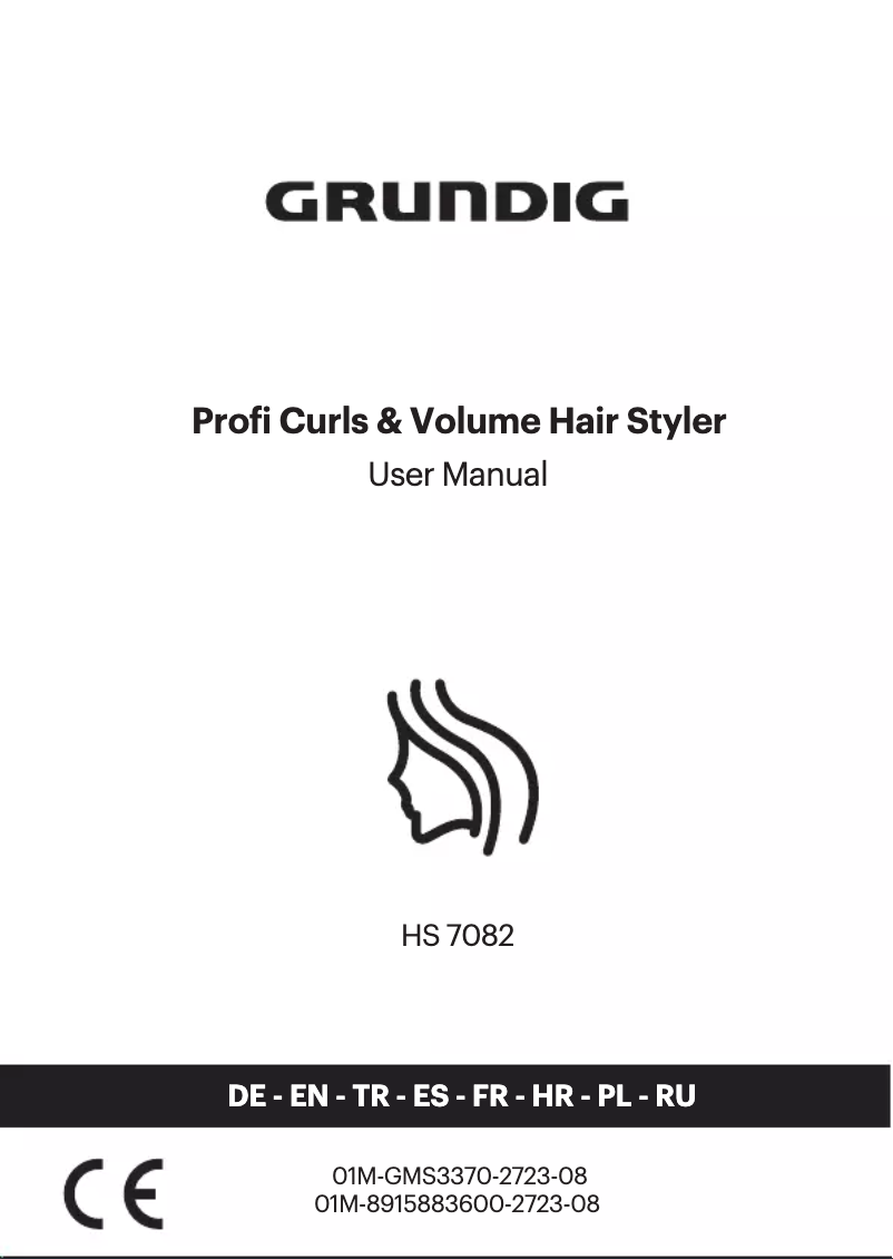 Page 1 of the manual User Manual Grundig HS 7082
