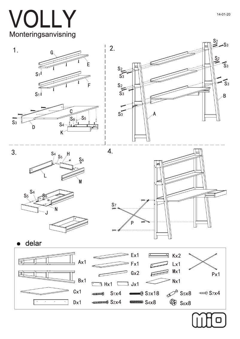 Page 1 of the manual User Manual Mio Volly