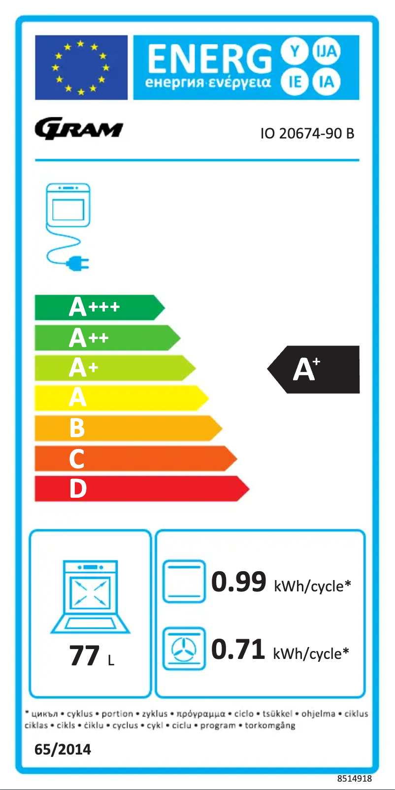 First page image of the manual for IO 20674-90 B